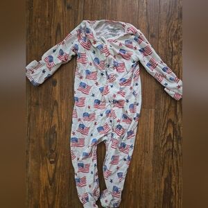 Caden Lane Stars and Stripes Onesie